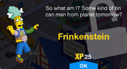 Frinkenstein's unlock screen.