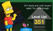 One of Bart's random level up messages.