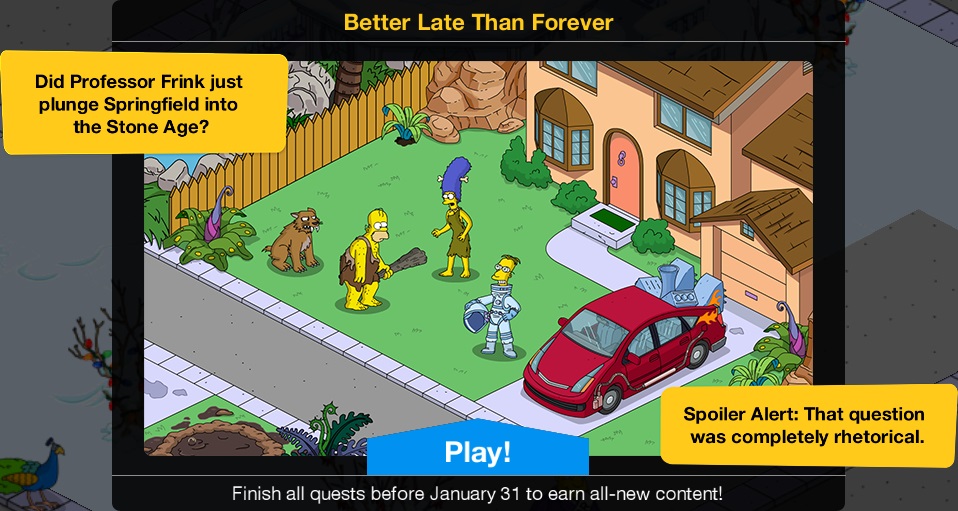 Better Late Than Forever 2024 Event The Simpsons Tapped Out Wiki