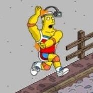 Pyro performing stunts.
