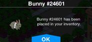 Bunny #24601 returned during the Easter event in 2015.