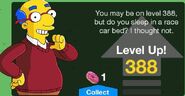 One of Kirk's random level up message.