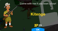 Kitenge's unlock screen.
