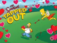 Cupid Bart appearing on the Valentine's Day 2013 Event splash screen.