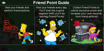 Friend Points The Simpsons Tapped Out Wiki Fandom