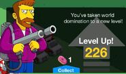 One of Hank Scorpio's random level up messages.