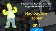 Radioactive Homer’s unlock screen.