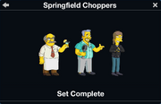 Springfield Choppers character collection