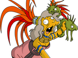 Crazy Iguana Lady