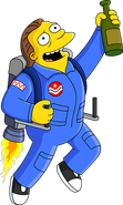 Astronaut Barney's unlock artwork.