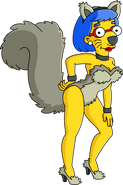 Squirrel Luann's unlock artwork.