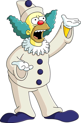 krusty the clown costume