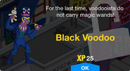 Black Voodoo's unlock screem.