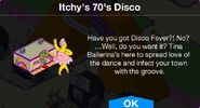 Itchy's 70's Disco notification.