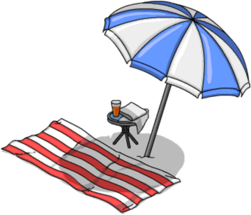 Beach Towel and Umbrella The Simpsons Tapped Out Wiki Fandom