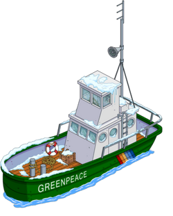 Greenpeace Boat, The Simpsons: Tapped Out Wiki