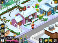 Santa Ned goes a caroll'in.