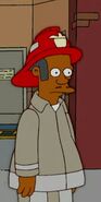 Fireman Apu in the show.