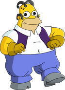 Anime Homer's unlock artwork.