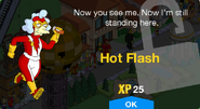 Hot Flash's unlock screen.