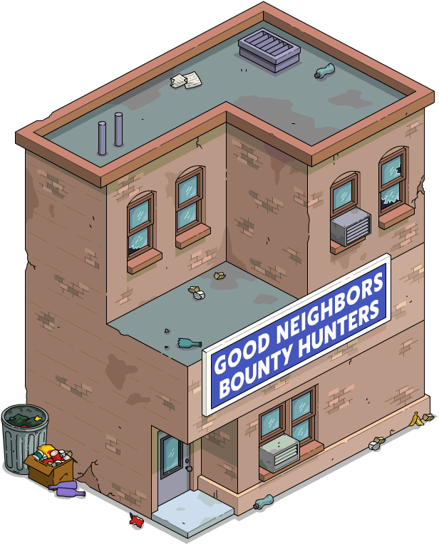 Good Neighbors Bounty Hunters | The Simpsons: Tapped Out Wiki | Fandom