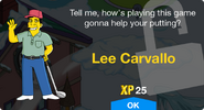 Lee Carvallo's unlock screen.