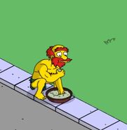Slave Labor Willie subsisting on gruel.