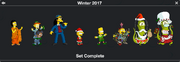 Winter 2017 character collection