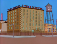 Itchy & Scratchy Studios in the show.