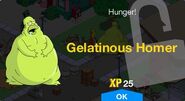 Gelatinous Homer's unlock screen.