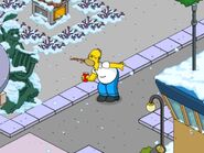 Homer doing a Spit Take.