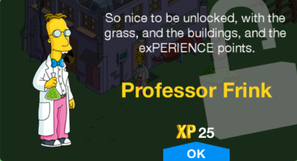 Professor Frink The Simpsons Tapped Out Wiki Fandom