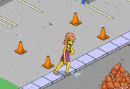 Amber stumbling around drunk