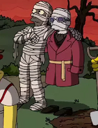 Dr. Griffin (Invisible Man) in the show.