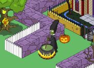 Marge the Witch stirring the pot.