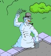 Frosty the Hitman when tapped.