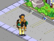 Apu feeding the octuplets.