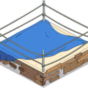 Backyard Wrestling Ring The Simpsons Tapped Out Wiki Fandom 3d model by firdz3d|+ follow.