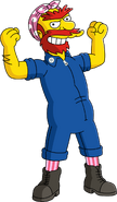 Willie the Riveter's unlock artwork.