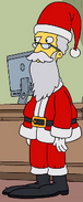 Santa Sideshow Bob in the show