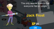 Jack Frost's unlock screen.