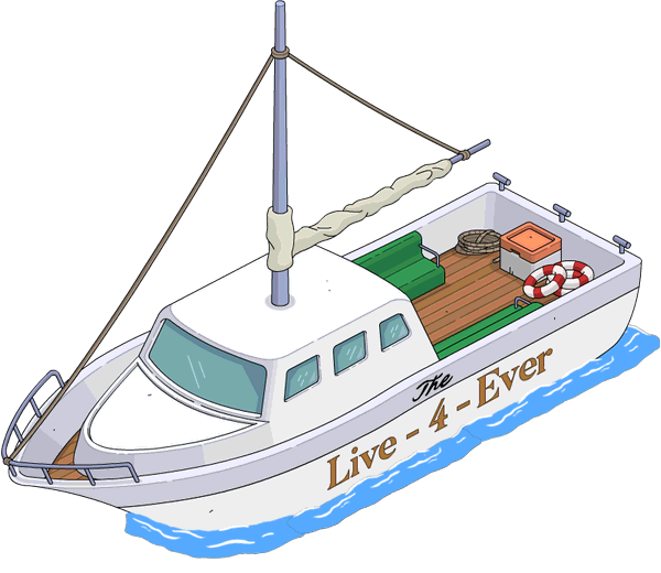 Live-4-Ever Boat, The Simpsons: Tapped Out Wiki