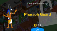 Pharaoh Guard's unlock screen