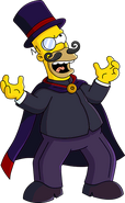 Evil Homer's unlock artwork.