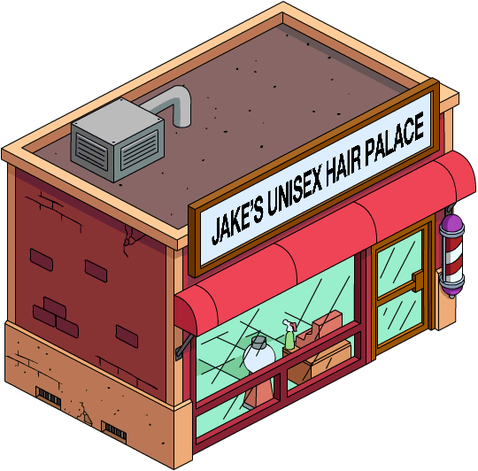 Jake's Unisex Hair Palace, Simpsons Wiki