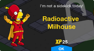 Radioactive Milhouse's unlock screen.