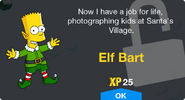 Elf Bart's unlock screen.