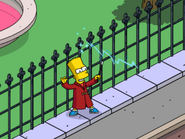 Wizard Bart Exploiting Powers