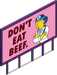 Meat Propaganda Billboard Menu