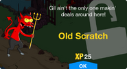 Old Scratch's unlock screen.